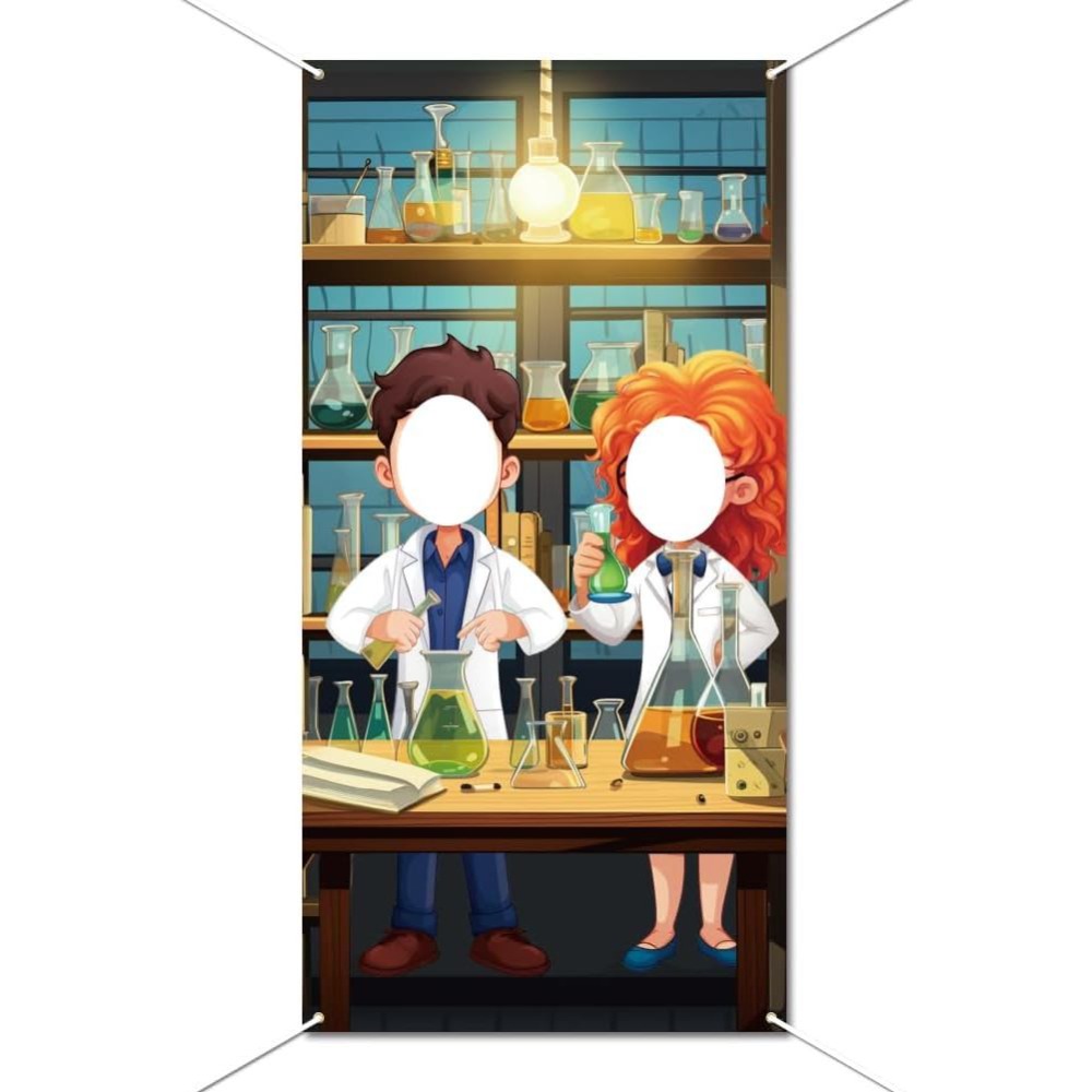 Party Games Lab - Фон для научной вечеринки: Декорация для