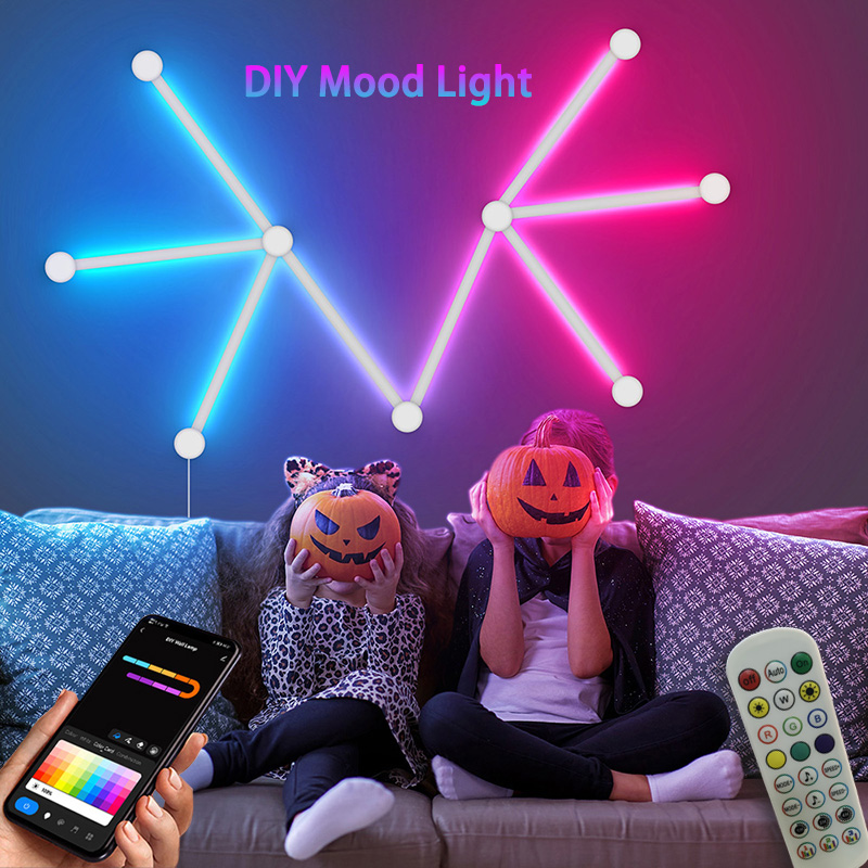 Party Games Music - Умный настенный светильник RGB, светодиодная панель