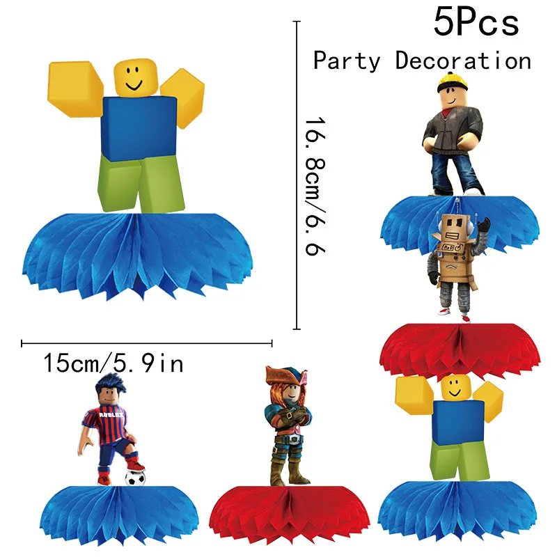 Набор из 5 3D-фигурок-сот для  – обзор и цена Party Games In Roblox